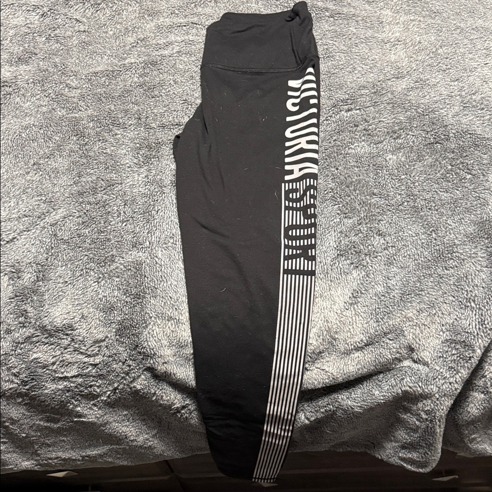 Victoria's Secret Black/Silver leggings